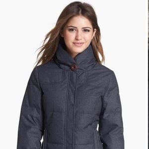 PrAna Jasmine down jacket, charcoal grey XS.